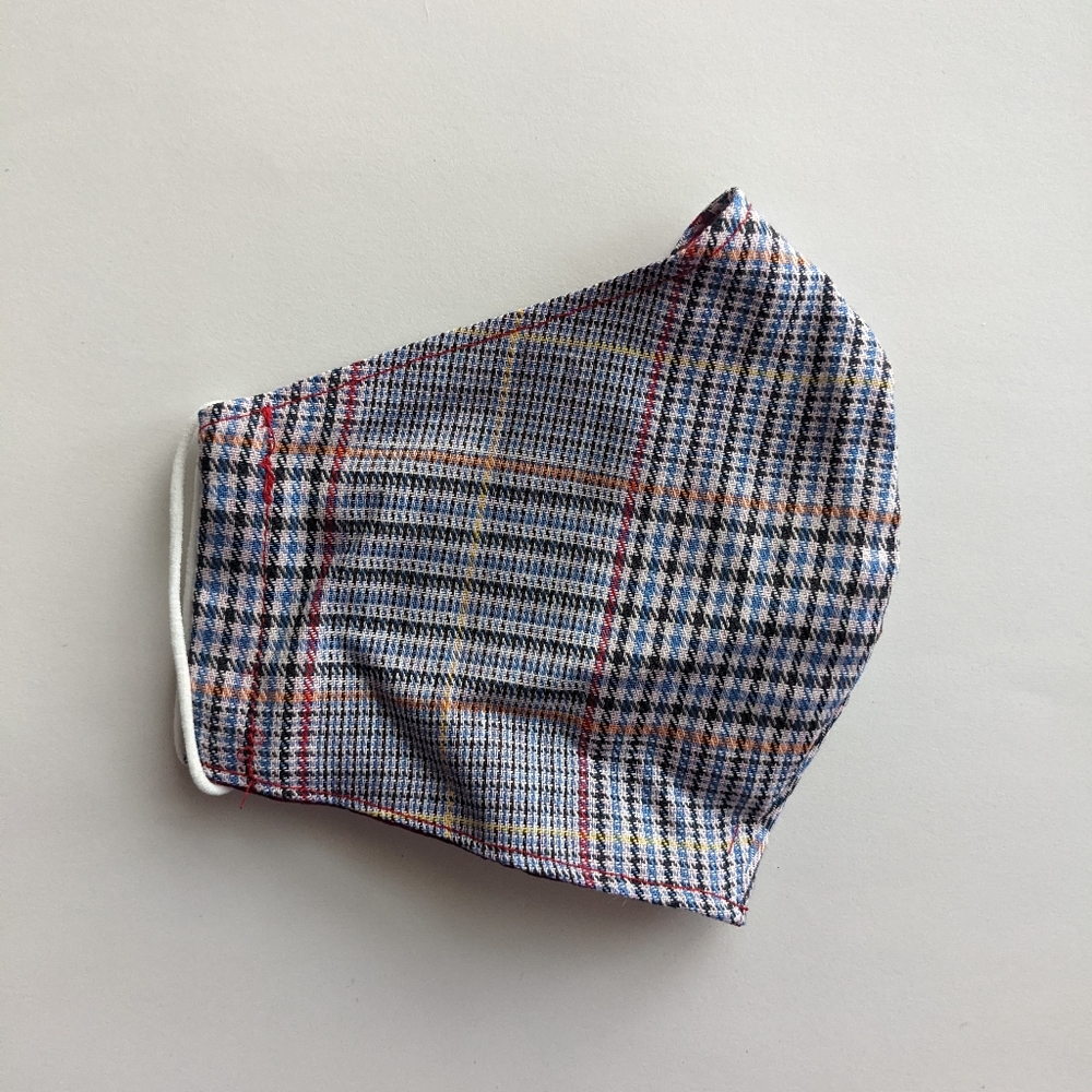Plaid facemask